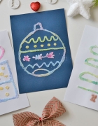 Świąteczny jeleń z koralików do prasowania