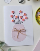 Bukiet kwiatów – kolorowanka do druku