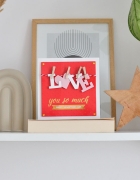 Laurka z kwiatkami z koralików do prasowania