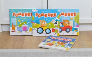 Pomruki – kartonowe książki dla dzieci z okienkami