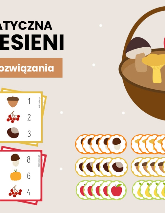 Jesienna gra matematyczna Dary jesieni – do druku