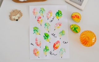 Jesienne pieczątki z ziemniaka