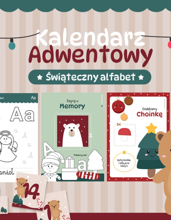 Świąteczny Alfabet – kalendarz adwentowy dla dzieci