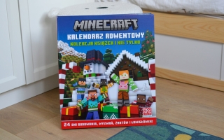 Minecraft Kalendarz adwentowy – kolekcja książek i nie tylko