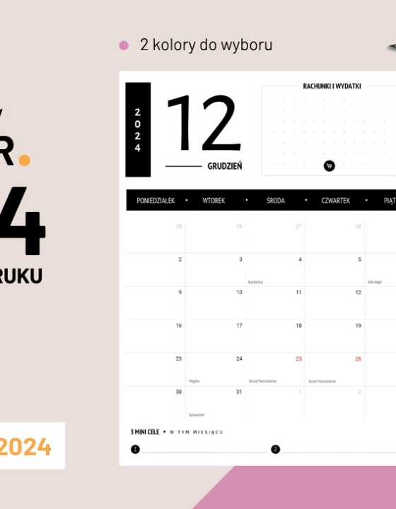 Planer grudzień 2024 do druku