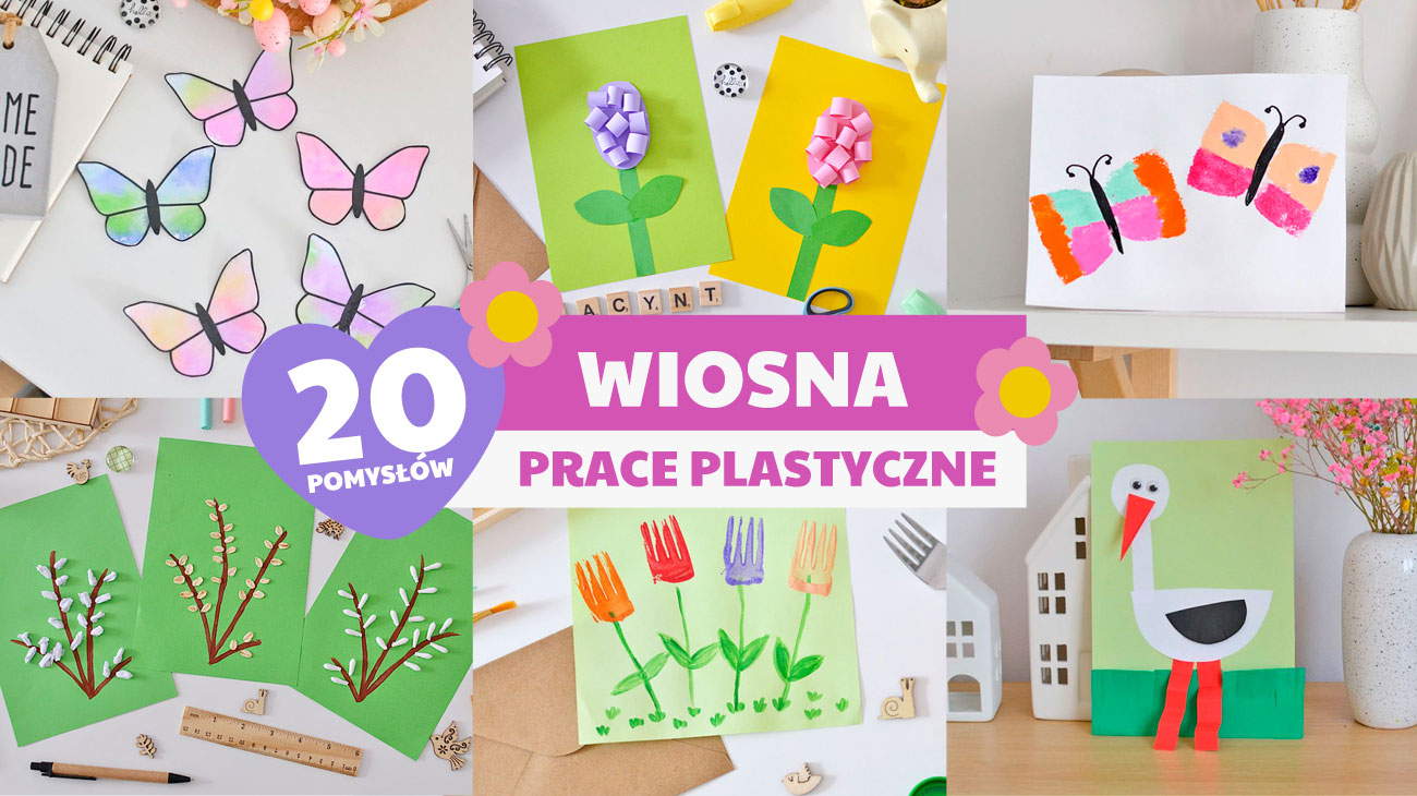 Wiosna prace plastyczne dla dzieci