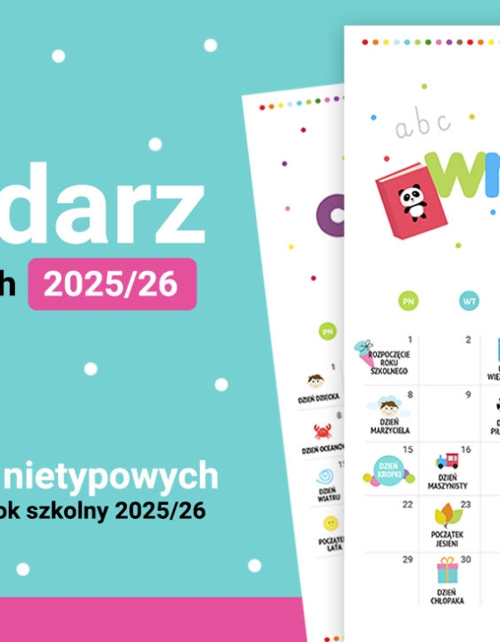 Kalendarz Świąt Nietypowych 2025/2026 do druku