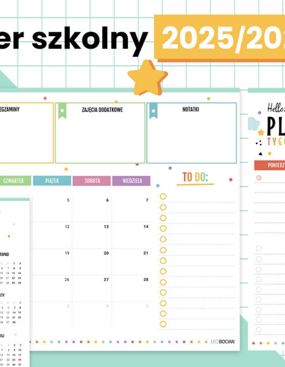 Planer szkolny 2025/2026 do druku