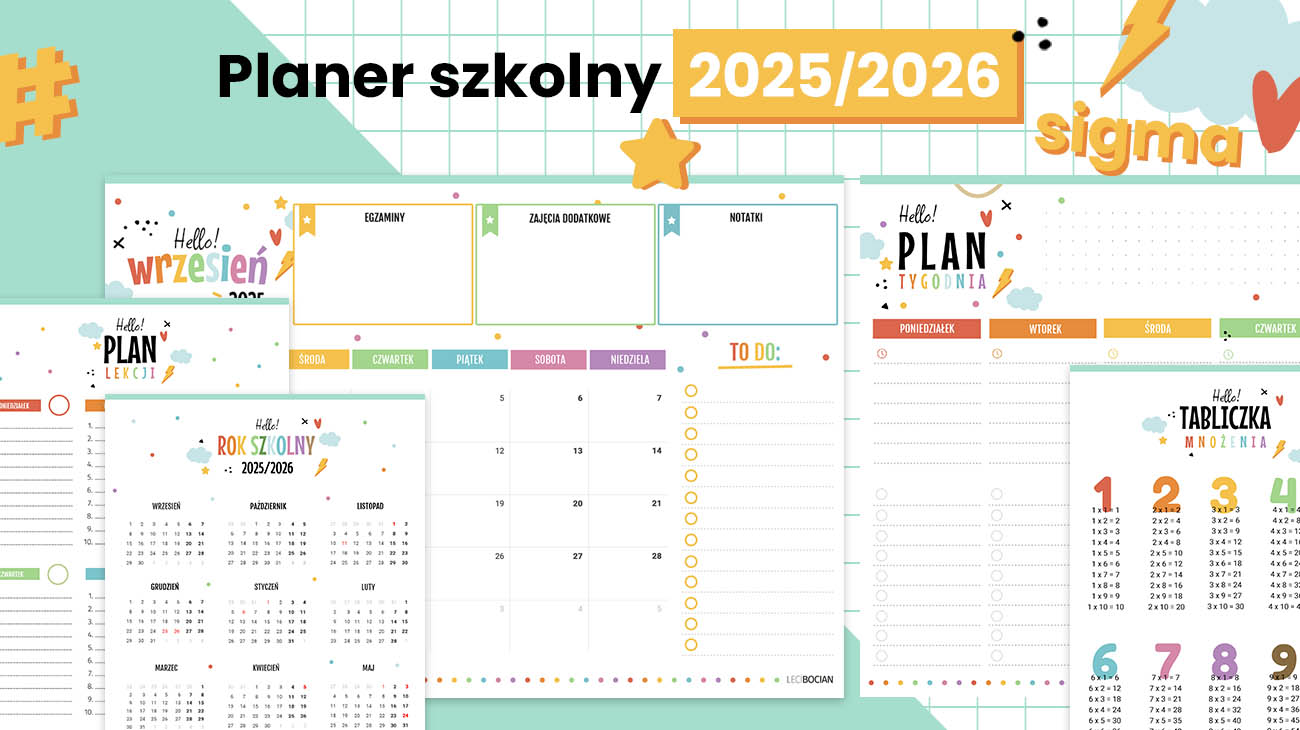Planer szkolny 2025/2026 do druku