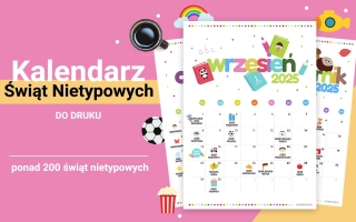 Kalendarz Świąt Nietypowych do druku