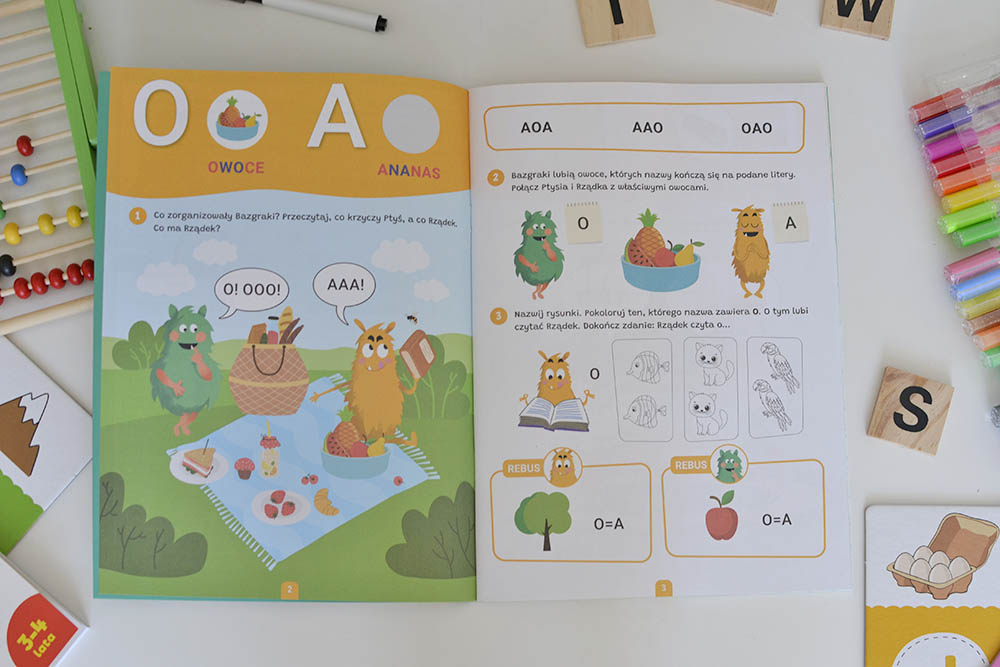 Bazgraki Czytają sylabami