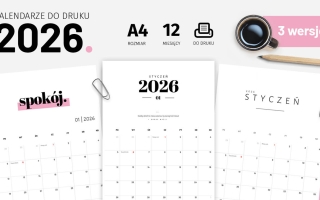 Kalendarz 2026 do druku