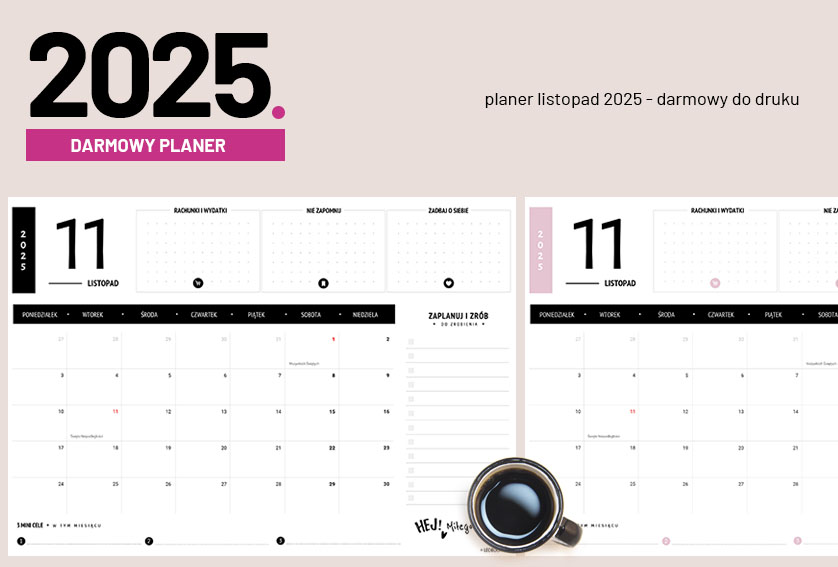 Planer listopad 2025 do druku