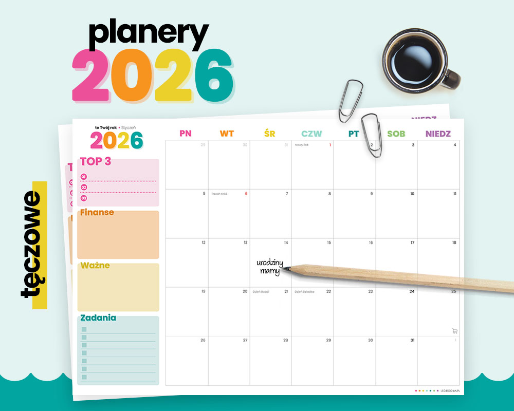 Planery w tęczowych kolorach!