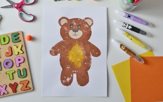 Dzień Misia – szablon misia do druku