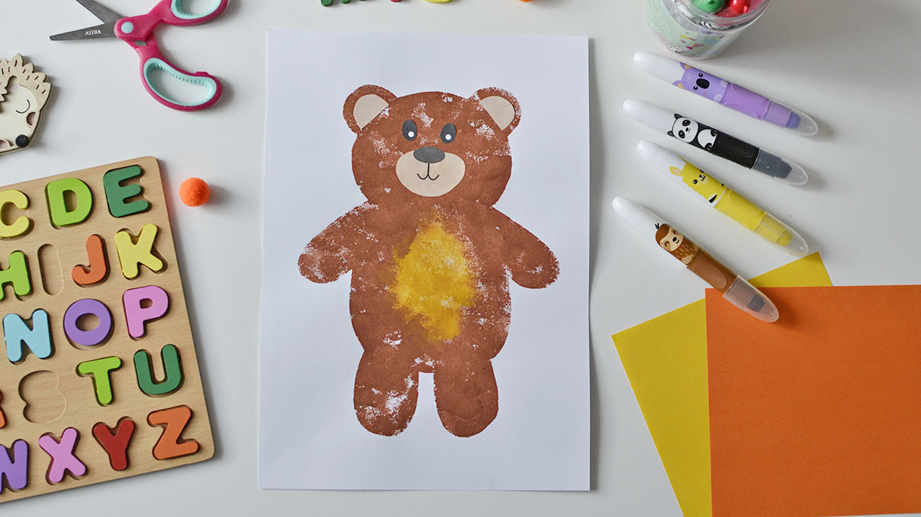 Dzień Misia - szablon misia do druku