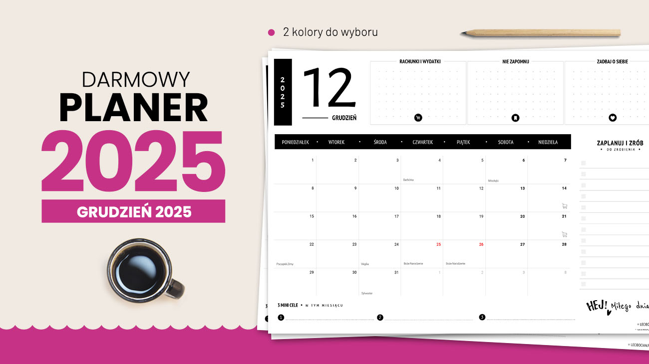 Planer grudzień 2025 do druku
