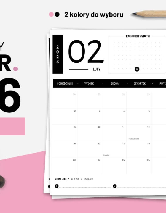 Planer luty 2026 do druku – za darmo!
