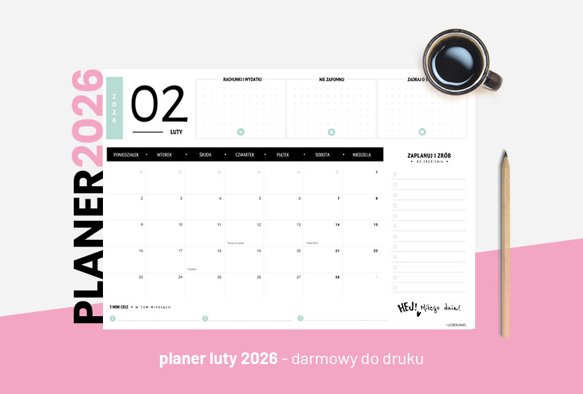 Planer luty 2026 - kolor